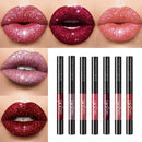 2 in 1 Diamond  Glitter Liquid Lipstick