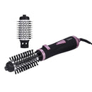 2 In 1 Rotating Brush Hot Air Styler Comb Curling Iron Roll Styling Brush Hair Dryer Blow With Nozzles 2 Speed & 3 Heat Setting AExp
