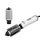 2 In 1 Rotating Brush Hot Air Styler Comb Curling Iron Roll Styling Brush Hair Dryer Blow With Nozzles 2 Speed & 3 Heat Setting AExp