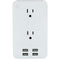 2-Outlet Surge-Protector Wall Tap with 4 USB Ports-Surge Protectors-JadeMoghul Inc.