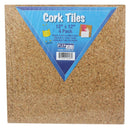(2 PK) CORK TILES 12INX12IN 4 PER-Supplies-JadeMoghul Inc.