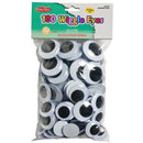 (2 PK) JUMBO WIGGLE EYES BLACK-Supplies-JadeMoghul Inc.