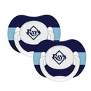 2-Pack Pacifiers - Tampa Bay Rays-LICENSED NOVELTIES-JadeMoghul Inc.