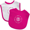 2 Pack Pink Baby Fanatic Bib -Minnesota Twins-LICENSED NOVELTIES-JadeMoghul Inc.