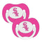 2 Pack Pink Pacifiers - Chicago White Sox-LICENSED NOVELTIES-JadeMoghul Inc.