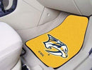 2-pc Carpet Car Mat Set Car Floor Mats NHL Nashville Predators 2-pc Printed Carpet Front Car Mats 17"x27" FANMATS