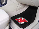 2-pc Carpet Car Mat Set Car Mats NHL New Jersey Devils 2-pc Printed Carpet Front Car Mats 17"x27" FANMATS