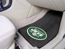 2-pc Carpet Car Mat Set Custom Car Mats NFL New York Jets 2-pc Carpeted Front Car Mats 17"x27" FANMATS