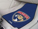 2-pc Carpet Car Mat Set Rubber Car Mats NHL Florida Panthers 2-pc Printed Carpet Front Car Mats 17"x27" FANMATS