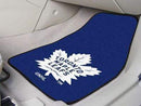 2-pc Carpet Car Mat Set Rubber Car Mats NHL Toronto Maple Leafs 2-pc Printed Carpet Front Car Mats 17"x27" FANMATS