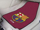 2-pc Carpet Car Mat Set Rubber Car Mats Soccer FCBarcelona 2-pc Carpet Car Mat Set 17"x27" FANMATS