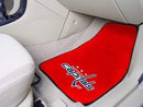 2-pc Carpet Car Mat Set Weather Car Mats NHL Washington Capitals 2-pc Printed Carpet Front Car Mats 17"x27" FANMATS