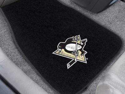 2-pc Embroidered Car Mat Set Car Mats NHL Pittsburgh Penguins 2-pc Embroidered Front Car Mats 18"x27" FANMATS