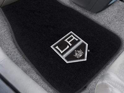 2-pc Embroidered Car Mat Set Custom Car Mats NHL Los Angeles Kings 2-pc Embroidered Car Mat Set FANMATS