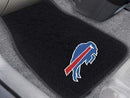 2-pc Embroidered Car Mat Set Rubber Car Mats NFL Buffalo Bills 2-pc Embroidered Front Car Mats 18"x27" FANMATS