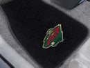 2-pc Embroidered Car Mat Set Weather Car Mats NHL Minnesota Wild 2-pc Embroidered Car Mat Set FANMATS