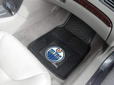 2-pc Vinyl Car Mat Set Car Floor Mats NHL Edmonton Oilers 2-pc Vinyl Front Car Mats 17"x27" FANMATS