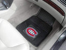 2-pc Vinyl Car Mat Set Car Mats NHL Montreal Canadiens 2-pc Vinyl Front Car Mats 17"x27" FANMATS