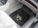 2-pc Vinyl Car Mat Set Custom Car Mats NFL Jacksonville Jaguars 2-pc Vinyl Front Car Mats 17"x27" FANMATS