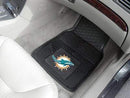 2-pc Vinyl Car Mat Set Rubber Car Mats NFL Miami Dolphins 2-pc Vinyl Front Car Mats 17"x27" FANMATS