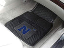 Rubber Car Mats U.S. Armed Forces Sports U.S. Naval Academy 2-pc Vinyl Front Car Mats 17"x27"