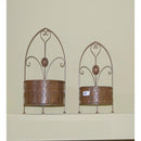 2 Piece Of Metal Wall decor, Gold-Metal Wall Art-Gold-Metal-JadeMoghul Inc.