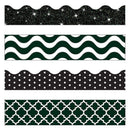 (2 PK) BLACK & WHITE BORDER VARIETY-Learning Materials-JadeMoghul Inc.