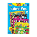 (2 PK) SPARKLE STICKERS SCHOOL FUN-Learning Materials-JadeMoghul Inc.