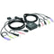 2-Port USB/HD Cable KVM Switch-Cables, Connectors & Accessories-JadeMoghul Inc.