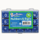 (2 ST) MANUSCRIPT NUMBERS STAMP SET-Supplies-JadeMoghul Inc.