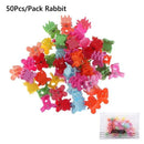 20/50/100PC Mixed Color Butterfly Hair Clips Grip Claw Barrettes Mini Clamps Jaw Hairpin Headdress Hair Styling Accessories Tool JadeMoghul Inc.
