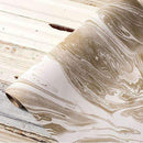 20" Gold Marbled Paper Table Runner (Pack of 1)-Wedding Table Decorations-JadeMoghul Inc.