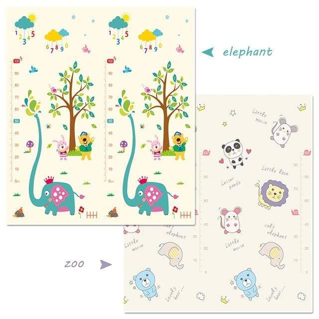 200*180cm  Foldable Cartoon Baby Play Mat Xpe Puzzle Children's Mat Baby Climbing Pad Kids Rug Baby Games Mats Toys For Children AExp