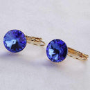 2016 Fashion Jewelry Gold-color Earring For Women Austrian Crystal Purple Drop Earrings Stone Pendientes Mujer Moda Earing E0001-18K Real Gold Plated 5-JadeMoghul Inc.