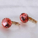 2016 Fashion Jewelry Gold-color Earring For Women Austrian Crystal Purple Drop Earrings Stone Pendientes Mujer Moda Earing E0001-18K Real Gold Plated 9-JadeMoghul Inc.