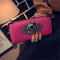 2016 Hot Fashion Metal Skull Pattern PU Leather Long Wallets Women Wallets Portable Casual Lady Cash Purse Card Holder Gift-Hot Red Skull-JadeMoghul Inc.