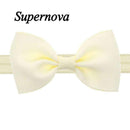 2016 Multicolor Bowknot Mini Headbands girl hair accessories Girl headband cute hair band newborn floral headband LS25-Beige-JadeMoghul Inc.