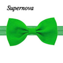2016 Multicolor Bowknot Mini Headbands girl hair accessories Girl headband cute hair band newborn floral headband LS25-Green-JadeMoghul Inc.