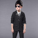 2016 New Arrival Big Boys Formal Striped Tuxedo Brand Wedding Boys Cheap Formal Blazer Suits Kids Formal Costumes for Boys, C193-black-11T-JadeMoghul Inc.