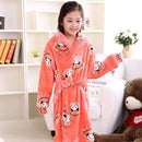 2016 new fashion children bathrobes 6-12years children bathrobes carol fleece winter robes-Brown-6-JadeMoghul Inc.