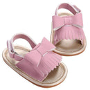 2016 Summer Toddler Girl Bebe Solid Christening Party Baby Shoes,Infant Hot Sale Fringe Birthday Blue PU Baby Moccasins Shoes-1A1010-7-12 Months-JadeMoghul Inc.