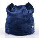 2017 Winter hats for woman beanies flannel orecchiette cute hat girl autumn beanie caps warmer bonnet ladies casual cap-Blue-JadeMoghul Inc.