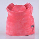 2017 Winter hats for woman beanies flannel orecchiette cute hat girl autumn beanie caps warmer bonnet ladies casual cap-Pink-JadeMoghul Inc.