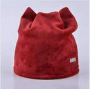 2017 Winter hats for woman beanies flannel orecchiette cute hat girl autumn beanie caps warmer bonnet ladies casual cap-Red-JadeMoghul Inc.
