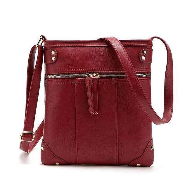 2017 women messenger bags cross body designer handbags high quality women handbag famous brand bolsos purse shoulder bag S-128-Burgundy-(20cm<Max Length<30cm)-JadeMoghul Inc.