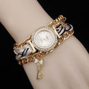 Ethnic Style Women Vintage Handmade Braided Band Watch