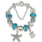 Cool Summer Vacation Jewelry Alloy Star-fish Tortoise Charm Bracelet