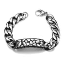 Mature Men Punk Characteristic Short Stainless Steel Bracelet
