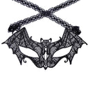 Black Bat Shape Lace Sexy Lady Patry Dance Mask