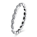 Geometric Shape Hot Sale Women Jewelry Sterling Silver Ring